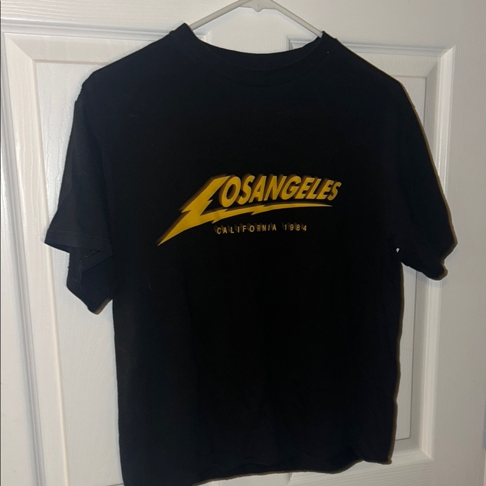 Vans Black and Yellow Short Sleeve Tee